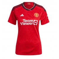 Manchester United Anthony Martial #9 Domáci Ženy futbalový dres 2023-24 Krátky Rukáv